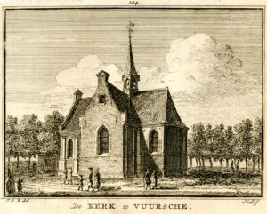 De Stulpkerk in Lage Vuursche, uit 'Het verheerlykt Nederland...'
