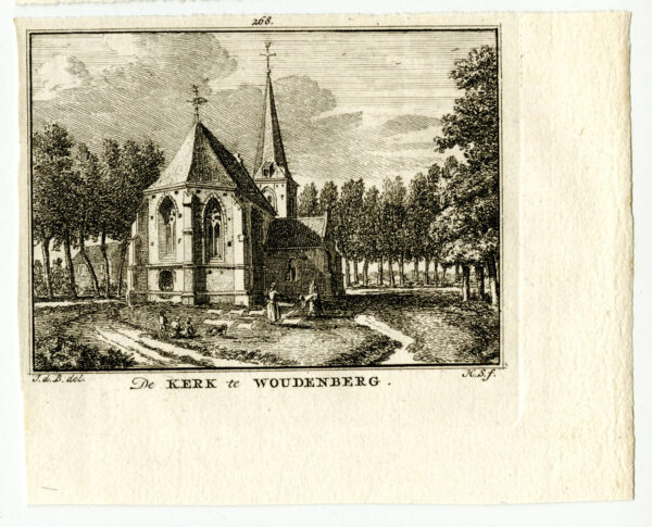 De kerk van Woudenberg, uit 'Het verheerlykt Nederland...', afb. 2