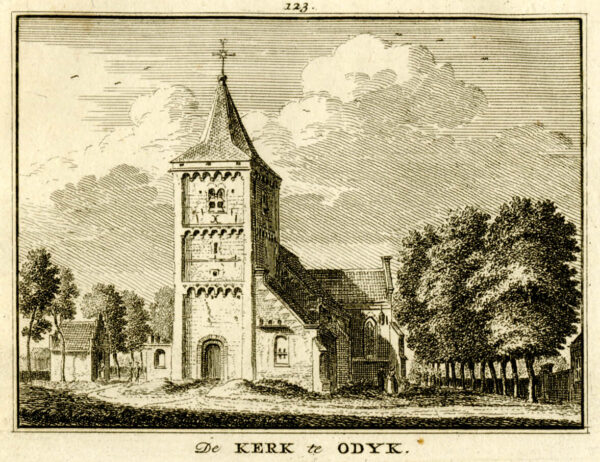 De kerk van Odijk, uit 'Het verheerlykt Nederland...', afb. 1