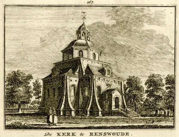 De kerk van Renswoude, uit 'Het verheerlykt Nederland...', afb. 1