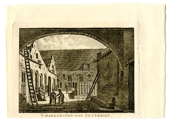 Margaretenhof in Utrecht, uit 'Vaderlandsche gezichten of afbeeldingen...', afb. 2