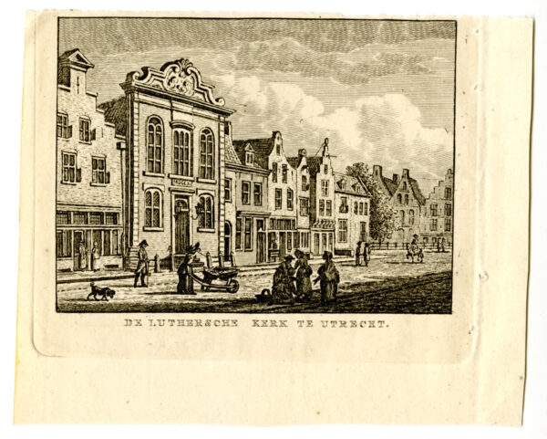 De Lutherse Kerk in Utrecht, uit 'Vaderlandsche gezichten of afbeeldingen...', afb. 2