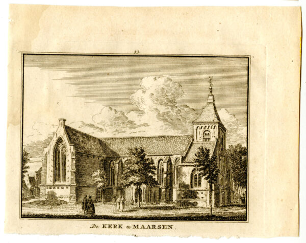 De kerk in Maarssen, uit 'Het verheerlykt Nederland...', afb. 2