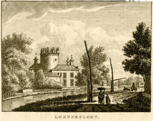 Loenersloot in Utrecht, uit 'Vaderlandsche gezichten of afbeeldingen...', afb. 1