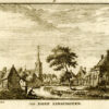 Linschoten in 1744, uit 'Het verheerlykt Nederland...', afb. 1