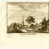 Linschoten in 1744, uit 'Het verheerlykt Nederland...', afb. 2