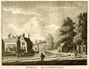 Baambrugge in Utrecht, uit 'Vaderlandsche gezichten of afbeeldingen...', afb. 1