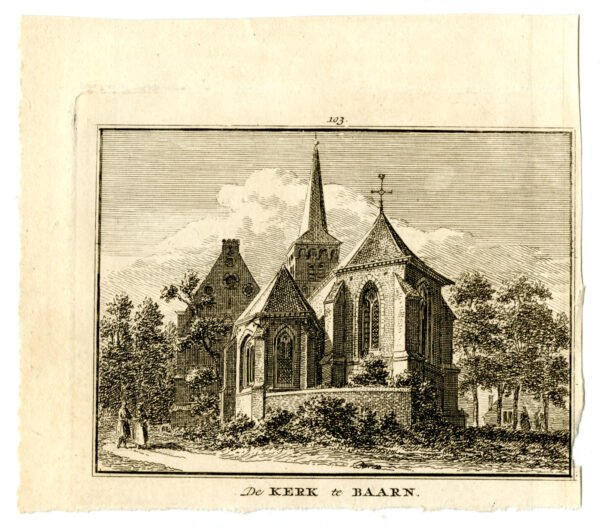 De kerk van Baarn, uit 'Het verheerlykt Nederland...', afb. 2