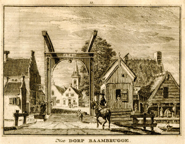Baambrugge, uit 'Het verheerlykt Nederland...', afb. 1