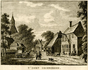 Driebergen in Utrecht, uit 'Vaderlandsche gezichten of afbeeldingen...', afb. 1