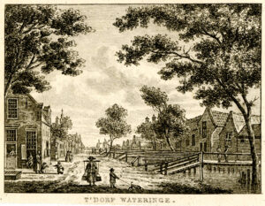 Wateringen in Zuid-Holland, uit 'Vaderlandsche gezichten of afbeeldingen...', afb. 1