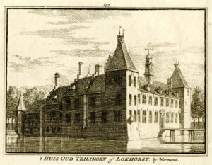 Kasteel Oud Teylingen in Warmond, uit 'Het verheerlykt Nederland...', afb. 1