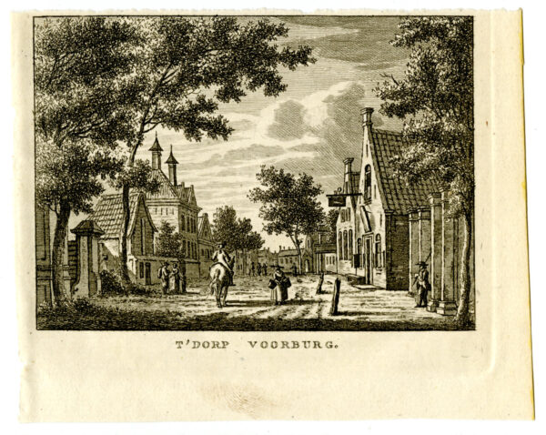 Voorburg in Zuid-Holland, uit 'Vaderlandsche gezichten of afbeeldingen...', afb. 2