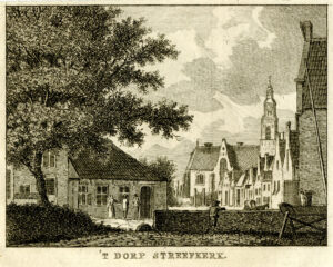 Streefkerk in Zuid-Holland, uit 'Vaderlandsche gezichten of afbeeldingen...', afb. 1