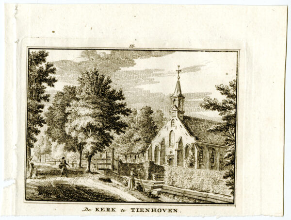 De kerk van Tienhoven, uit 'Het verheerlykt Nederland...', afb. 2