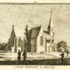 Poortugaal in 1740, uit 'Het verheerlykt Nederland...', afb. 1