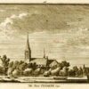 Pijnacker in 1737, uit 'Het verheerlykt Nederland...', afb. 1