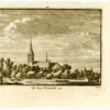 Pijnacker in 1737, uit 'Het verheerlykt Nederland...', afb. 2