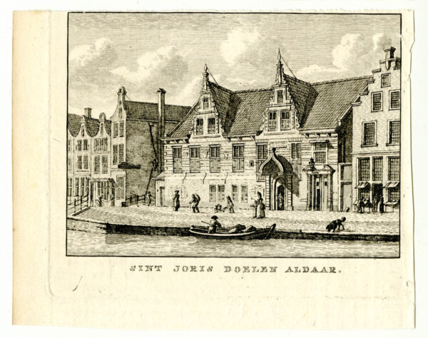 Sint Joris Doelen in Rotterdam, uit 'Vaderlandsche gezichten of afbeeldingen...', afb. 2