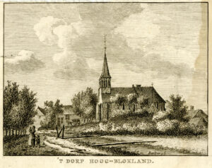 Hoogblokland, uit 'Vaderlandsche gezichten of afbeeldingen...', afb. 1