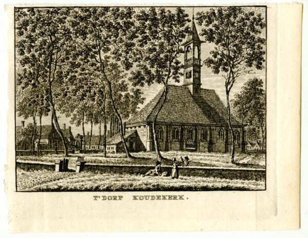 Koudekerk aan den Rijn, uit 'Vaderlandsche gezichten of afbeeldingen...', afb. 2
