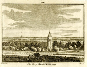 Blaricum, in 1739, uit 'Het verheerlykt Nederland...', afb. 1