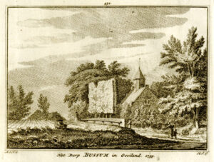 Bussum, in 1739, uit 'Het verheerlykt Nederland...', afb. 1