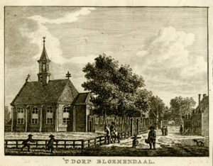 Bloemendaal, uit 'Vaderlandsche gezichten of afbeeldingen...', afb. 1
