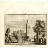 Beverwijk in 1740, uit 'Het verheerlykt Nederland...', afb. 2