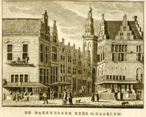 De Bakenesserkerk in Haarlem, uit 'Vaderlandsche gezichten of afbeeldingen...', afb. 1