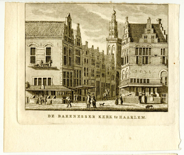 De Bakenesserkerk in Haarlem, uit 'Vaderlandsche gezichten of afbeeldingen...', afb. 2