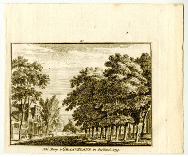 's-Graveland in 1739, uit 'Het verheerlykt Nederland...', afb. 2