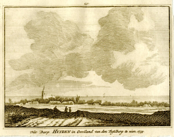 Huizen in 1739, uit 'Het verheerlykt Nederland...', afb. 1