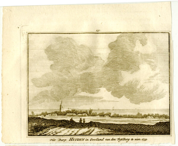 Huizen in 1739, uit 'Het verheerlykt Nederland...', afb. 2