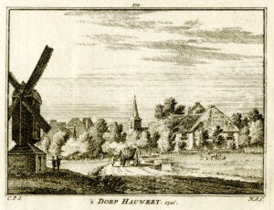 Hauwert in 1726, uit 'Het verheerlykt Nederland...', afb. 1
