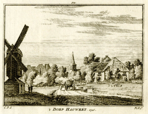Hauwert in 1726, uit 'Het verheerlykt Nederland...', afb. 1