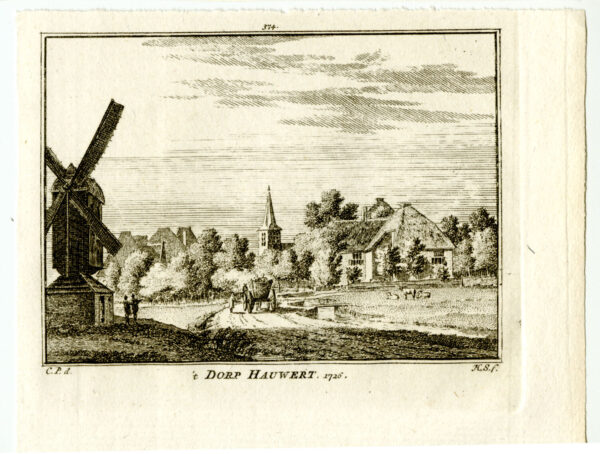 Hauwert in 1726, uit 'Het verheerlykt Nederland...', afb. 2