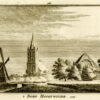 Hoogwoud in 1726, uit 'Het verheerlykt Nederland...', afb. 1
