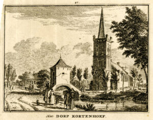 Kortenhoef, uit 'Het verheerlykt Nederland...', afb. 1