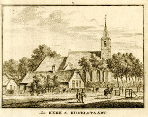 De kerk van Kudelstaart, uit 'Het verheerlykt Nederland...', afb. 1