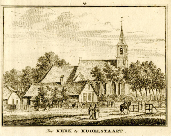 De kerk van Kudelstaart, uit 'Het verheerlykt Nederland...', afb. 1