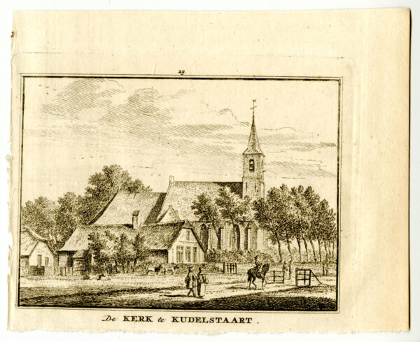 De kerk van Kudelstaart, uit 'Het verheerlykt Nederland...', afb. 2