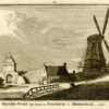De Westerpoort met wachthuis in Medemblik in 1726, uit 'Het verheerlykt Nederland...', afb. 1