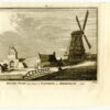De Westerpoort met wachthuis in Medemblik in 1726, uit 'Het verheerlykt Nederland...', afb. 2
