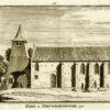 De kerk van Nibbixwoud in 1726, uit 'Het verheerlykt Nederland...', afb. 1