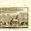 De kerk van Obdam in 1726, uit 'Het verheerlykt Nederland...', afb. 2