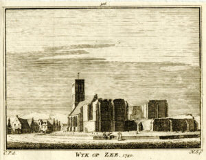 Wijk aan Zee in 1740, uit 'Het verheerlykt Nederland...', afb. 1