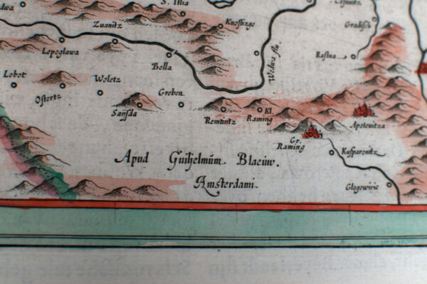 Kaart van de Steiermark uit het "Toonneel des Aerdriicx, Ofte Nievwe Atlas..." van Joan en Cornelis Blaeu (1642-43), afb. 5