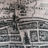 Vogelvlucht aanzicht van de stad Kalkar, uit Civitates Orbis Terrarum (1635 editie), van Frans Hogenberg, zijn zoon Abraham en Georg Braun, afb. 7