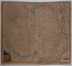 Kaart van het hertogdom Brabant van Nicolaas Visscher (4e kwart 17e eeuw)